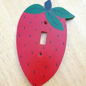 Strawberry Light Switch Cover Plate